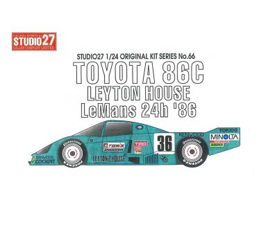 Toyota 86C "Dunlop" Le mans 1986 1/24 - Studio27 - ST27-FK2467