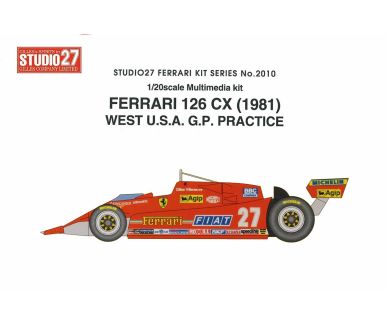 Ferrari 126C2 San Marino GP 1983 - Studio 27 - ST27-FR2011