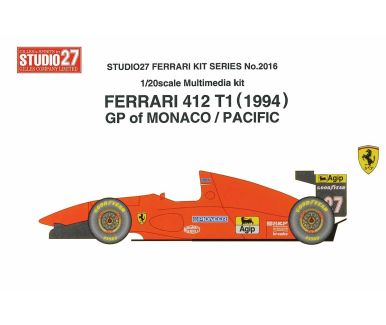 Ferrari 412 T1 Monaco/Pacific GP 1994 1/20 - Studio 27 - ST27-FR2016