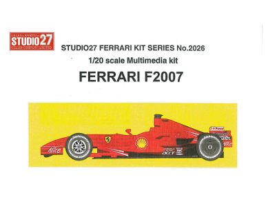Ferrari F2007 Formula 1 World Championship 1/20 - Studio27 - ST27-FR2026