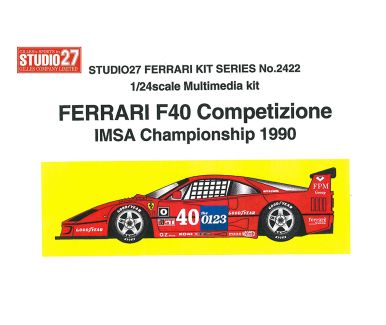Ferrari F40-LM IMSA Champion 1990 1/24 - Studio27 - ST27-FR2422