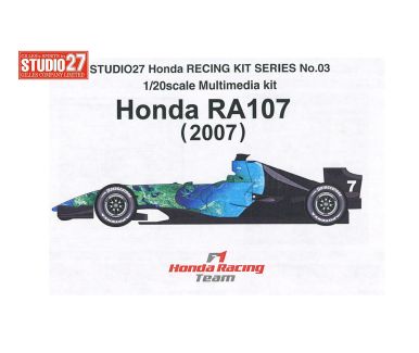 Honda RA107 Formula 1 World Championship 2007 1/20 - Studio27 - ST27-HD2003