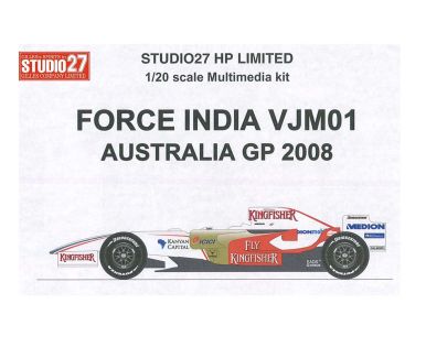 Force India VJM01 Australian Grand Prix 2008 1/20 - Studio27 - ST27-HP2003