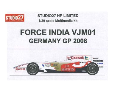 Force India VJM01 German Grand Prix 2008 1/20 - Studio27 - ST27-HP2004