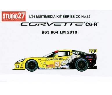 Corvette C6-R - Le Mans 2010 #63 / #64 - 1/24 - Studio 27 - ST27-CC2412