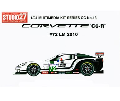 Corvette C6-R - Le Mans 2010 #63 / #64 - 1/24 - Studio 27 - ST27-CC2412