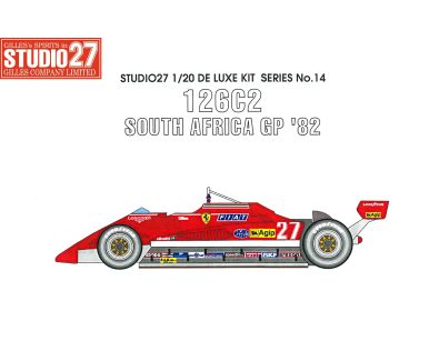 Ferrari 126C2 South Africa GP 1982 1/20 - Studio27 - ST27-DX2014