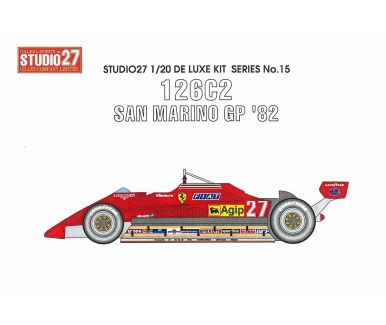 Ferrari 126C2 South Africa GP 1982 1/20 - Studio27 - ST27-DX2014