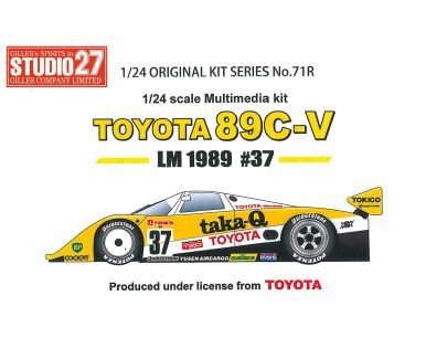 Toyota 89C-V #37 "taka-Q" Le Mans 24 Hours 1989 1/24 - Studio27 - ST27-FK2471