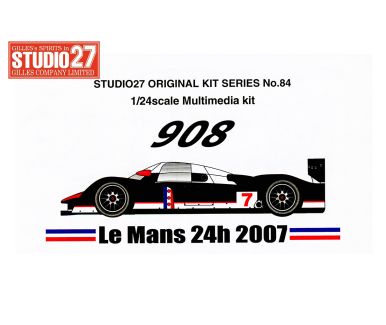 Peugeot 908 HDi FAP 1/24 - Le Mans 2007 - Studio27 - ST27-FK2484C