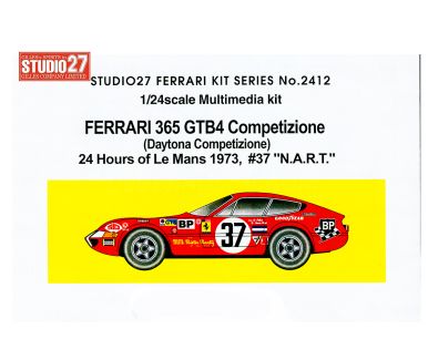 Ferrari 365 GTB4 - Le Mans 1973 - NART #37 - Studio27 ST27-FR2412