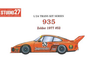 Porsche 935 Vaillant #51 Zolder 1977 1/24 - Studio27 - ST27-TK2474