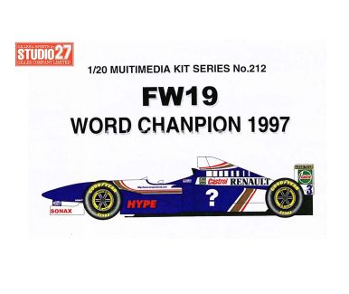 Williams FW19 World Champion 1997 1/20 - Studio27 - STFK20212C