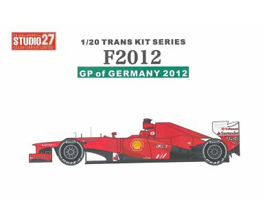 Ferrari F2012 Jajan GP 2012 Transkit 1/20 - Studio27 - ST27-TK2050
