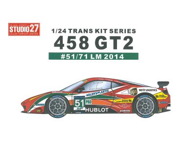 Ferrari 458 GT2 #51/71 Le Mans 2014 - Studio27 - ST27-TK2462