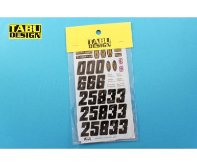 Lotus 72D Formula 1 World Championship 1972 Option Decal 1/12 - TABU-Design - 12053