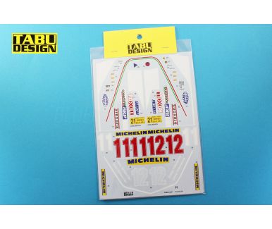 Ferrari 312T4 Formula 1 World Championship 1979 Full Sponsor Decal 1/12 - TABU Design - 12057