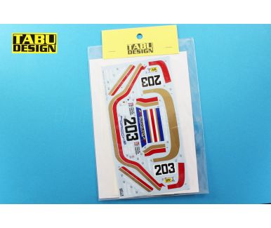 Porsche 961 "Rothmans" Le Mans 24 Hours 1987 1/24 Decal - TABU Design - 24019
