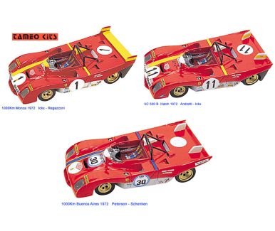 Ferrari 312 PB 1000 km Buenos Aires / Brands Hatch / Monza 1972 1/43 - Tameo Kits - TMK-018
