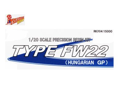 Williams FW22 Hungarian Grand Prix 2000 1/20 - Treasure Hunt - TH-RK204