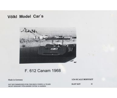 Ferrari 612 P Can-Am 1968 Slot-Kit 1/24 - Völkl Model Car's - VMC-1