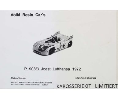 Porsche 908/3 Joest Lufthansa 500km Imola 1972 1/24 - Völk Resin Car's - VMC-20