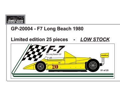Fittipaldi F7 Long Beach Grand Prix 1980 1/20 - Wolf kits - WK-GP20004