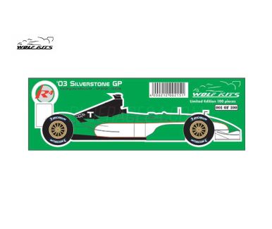 Jaguar R4 British Grand Prix 2003 1/20 - Wolf Kits - WK-GP20021