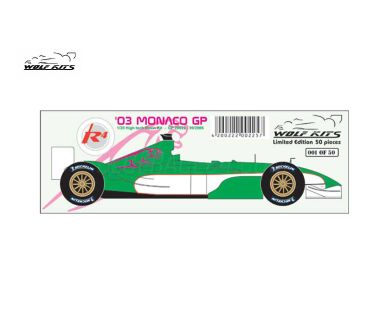 Jaguar R4 Monaco Grand Prix 2003 1/20 - Wolf Kits - WK-GP20022