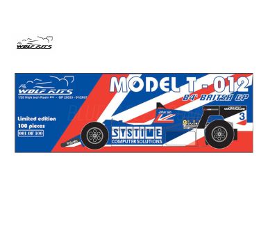 Tyrrell 012 British Grand Prix 1984 1/20 - Wolf Kits - WK-GP20033