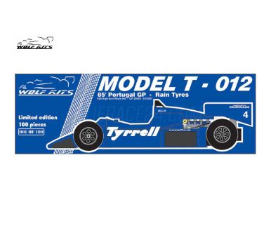 Tyrrell 012 Portugal Grand Prix 1985 1/20 - Wolf Kits - WK-GP20035