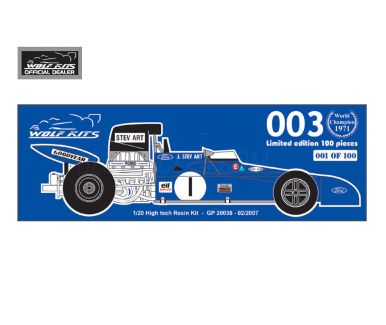 Tyrrell 003 World Champion 1971 1/20 - Wolf Kits - GP20038