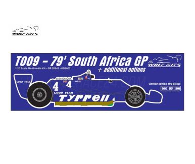 Tyrrell 009 South Africa Grand Prix 1979 1/20 - Wolf Kits - WK-GP20043