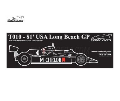 Tyrrell 010 #4 USA Long Beach GP 1/20 - Wolf Kits - WK-GP20045