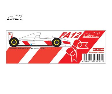 Footwork FA12 1979 1/20 - Wolf Kits - WK-GP20053