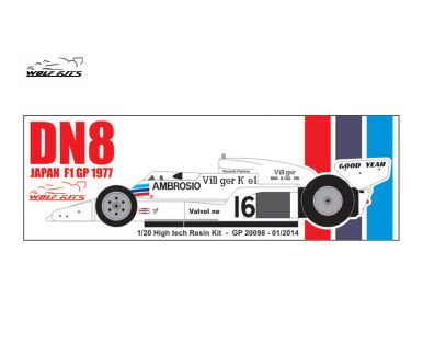 Shadow DN8 Japan Grand Prix 1977 1/20 - Wolf Kits - WK-GP20098