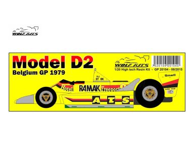 ATS D2 Belgium GP 1979 1/20 - Wolf Kits - WK-GP20104