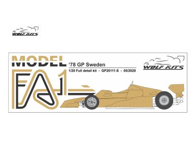 Arrows FA1 Sweden GP 1978 1/12 - Wolf Kits - WK-GP20111S