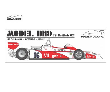 Shadow DN9 British Grand Prix 1978 1/20 - Wolf Kits - WK-GP20112-S