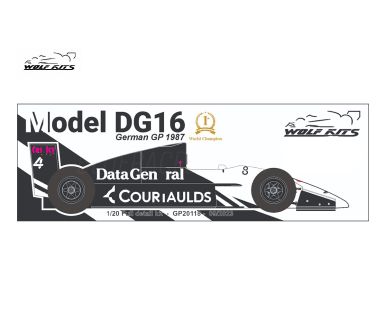 Tyrrell DG16 German Grand Prix 1987 1/20 - Wolf Kits - WK-GP20118
