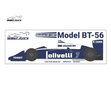 Brabham BT56 Mexican Grand Prix 1987 1/20 - Wolf Kits - WK-GP20119