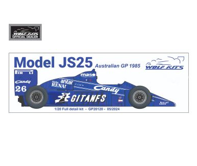 Ligier JS25 Australian Grand Prix 1985 1/20 - Wolf Kits - GP20120