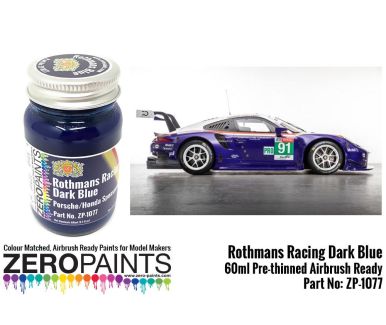 Rothmans Racing Dark Blue Porsche/Honda Paint 60ml - Zero Paints - ZP-1077