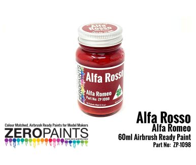 Alfa Romeo Paint 60ml - Zero Paints - ZP-1098