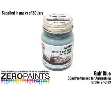 Gulf Blue Paint 30ml - ZP-1103_30 - Zero Paints - ZP-1103_30