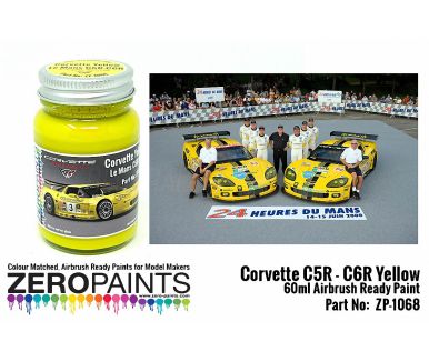 Yellow Paint for Corvettes C5R-C6R Paint 60ml - Zero Paints - ZP-1068