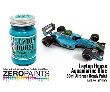 Leyton House Aquamarine Blue Paint 60ml - Zero Paints - ZP-1125