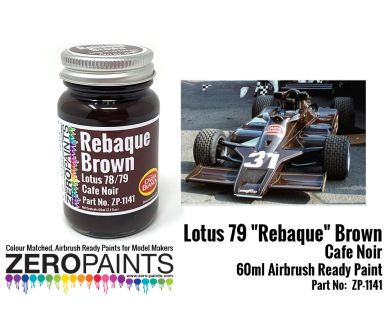Lotus 79 Rebaque Brown Paint 60ml ZP-1141 - Zero Paints - ZP-1141