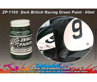 Dark British Racing Green Paint 1x60ml - Zero Paints - ZP-1169