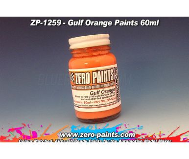 Gulf Orange Paint 60ml - Zero Paints - ZP-1259